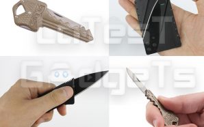 portable credit card and key knife