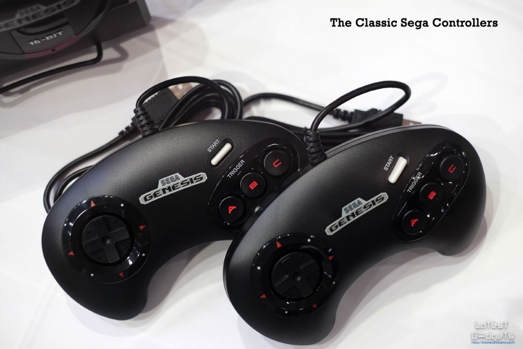 classic sega genesis mini controllers