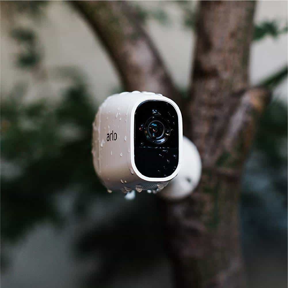 a wet arlo pro 2 - wireless security camera for smart home